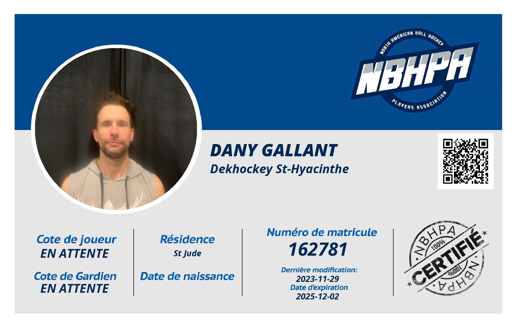 Dany Gallant 