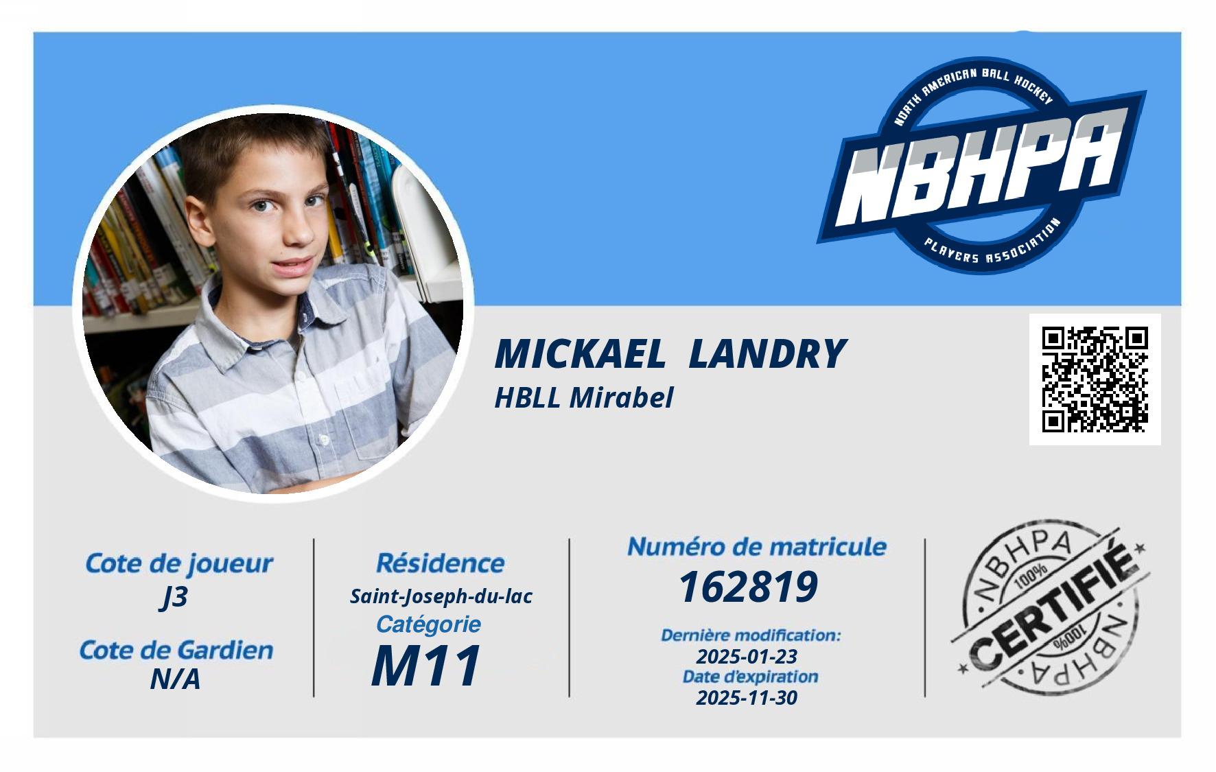 Mickael  Landry