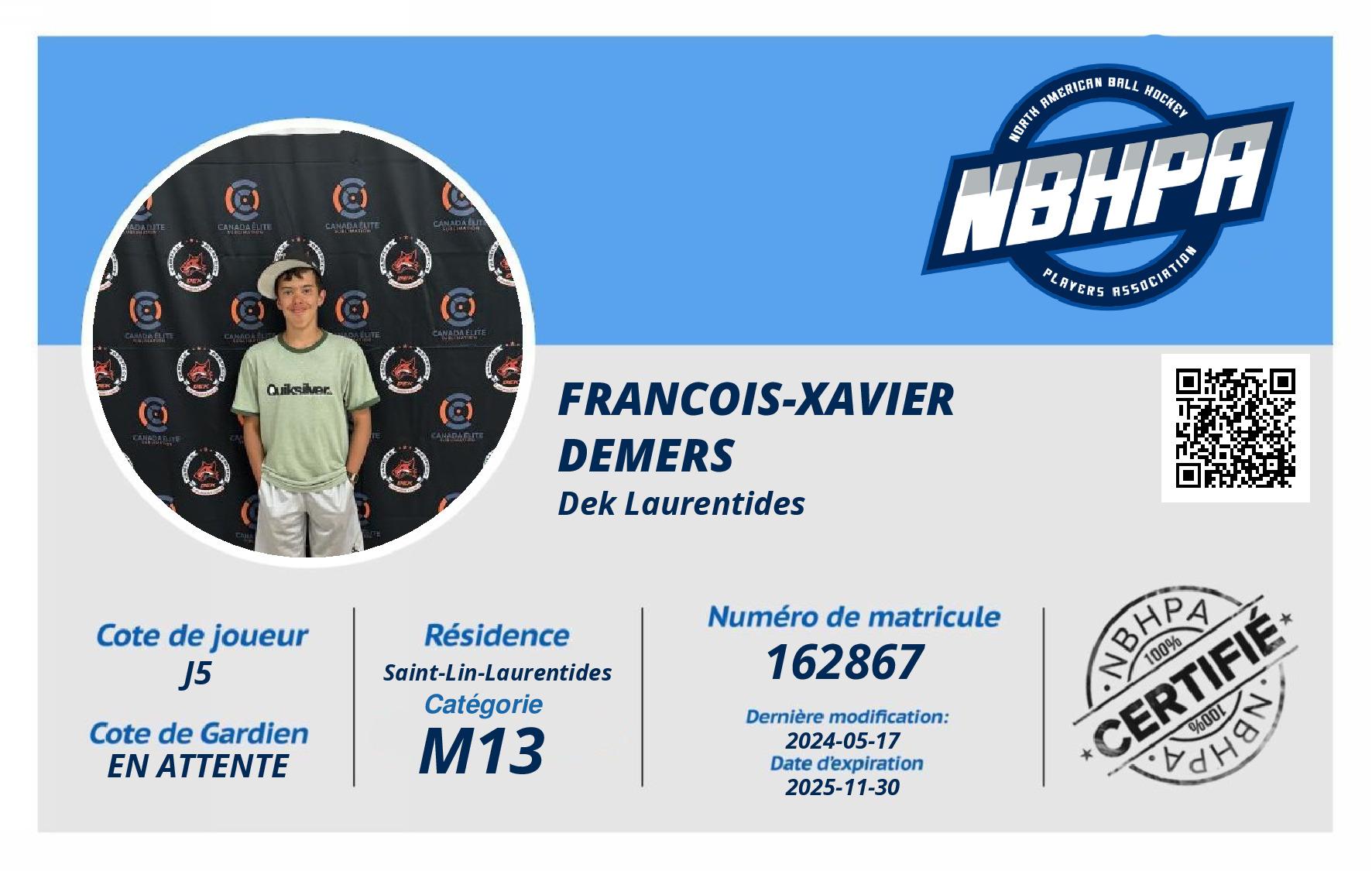 Francois-Xavier Demers