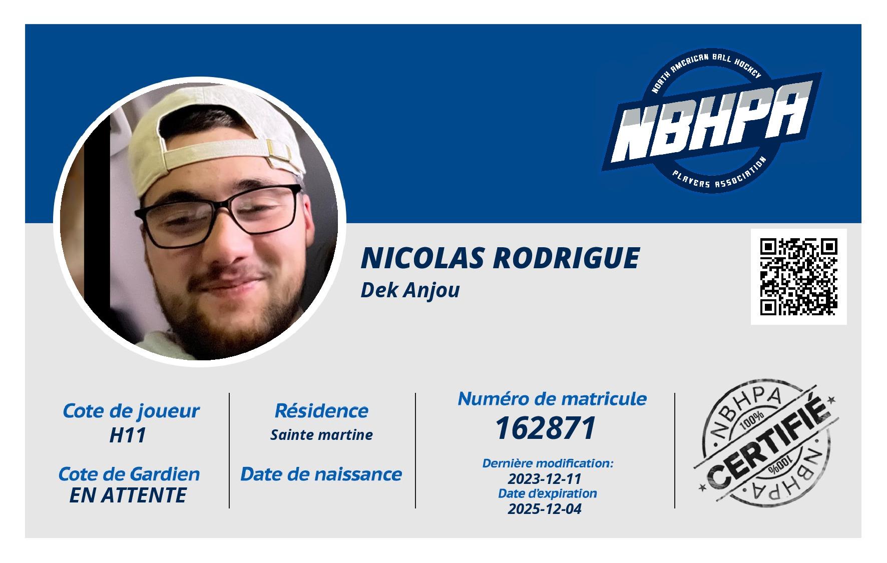 Nicolas Rodrigue
