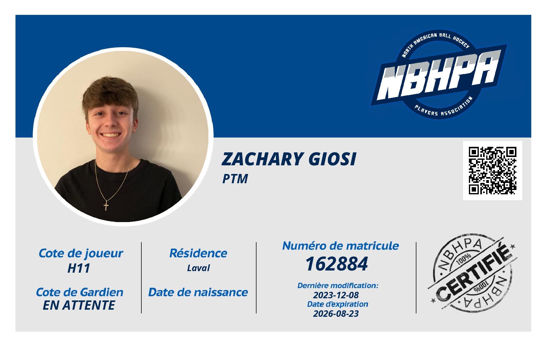 Zachary Giosi
