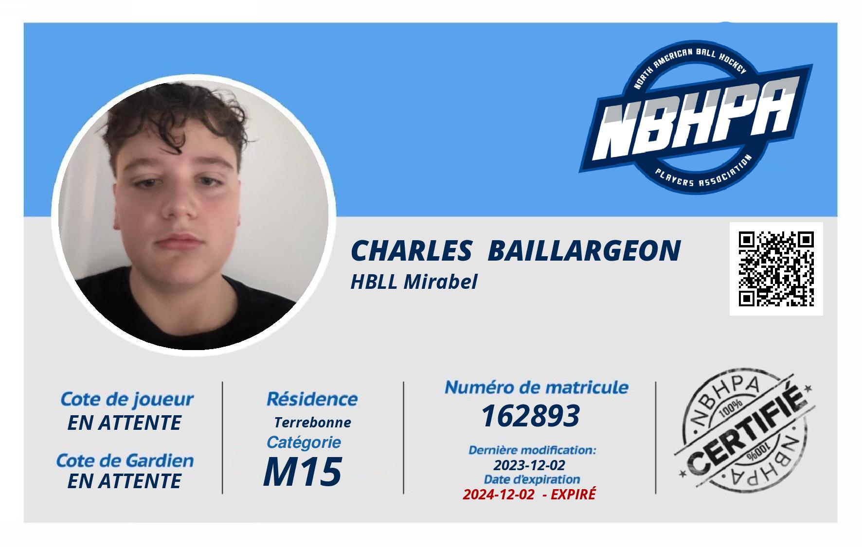 Charles  Baillargeon 