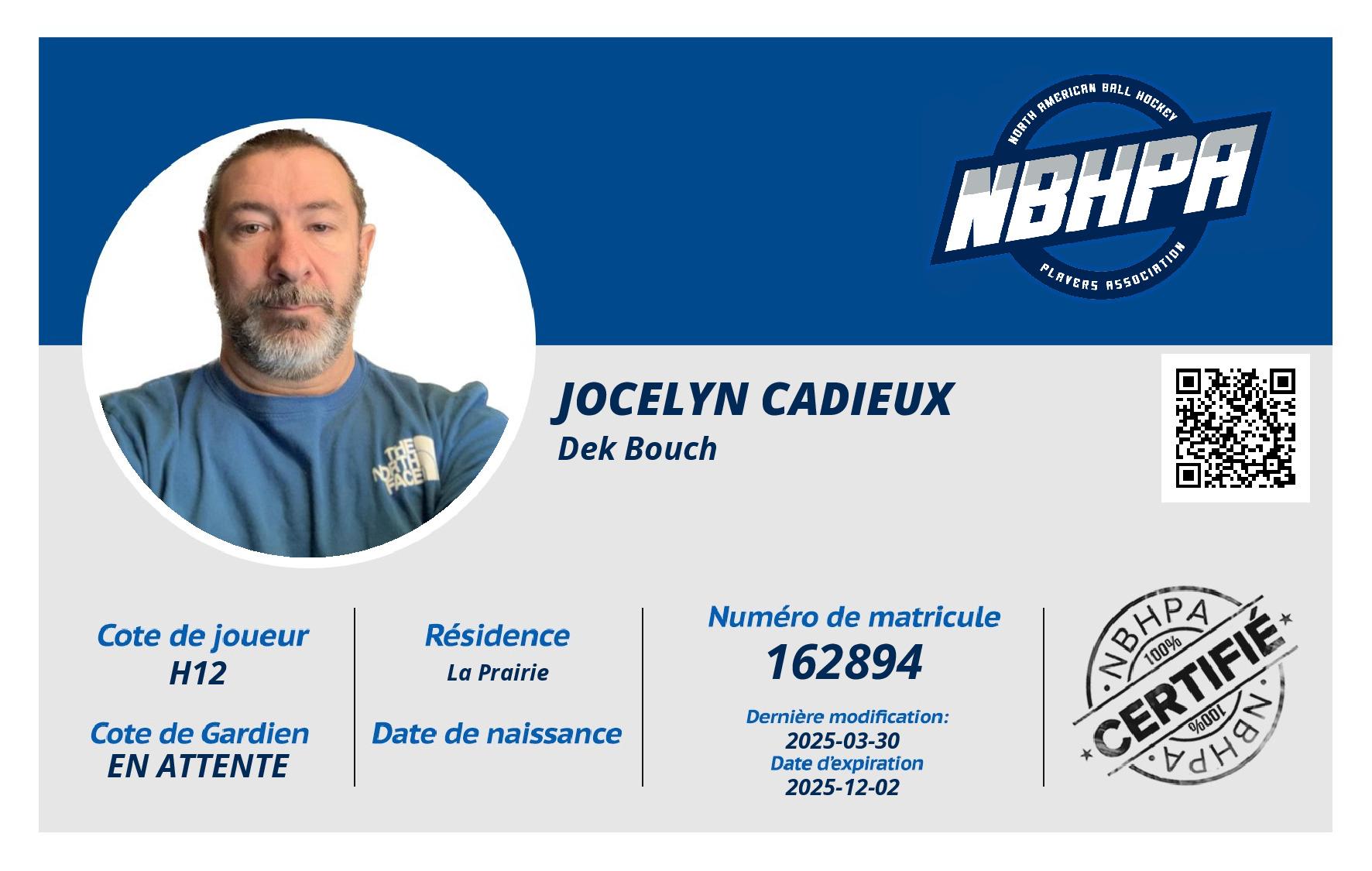 Jocelyn Cadieux