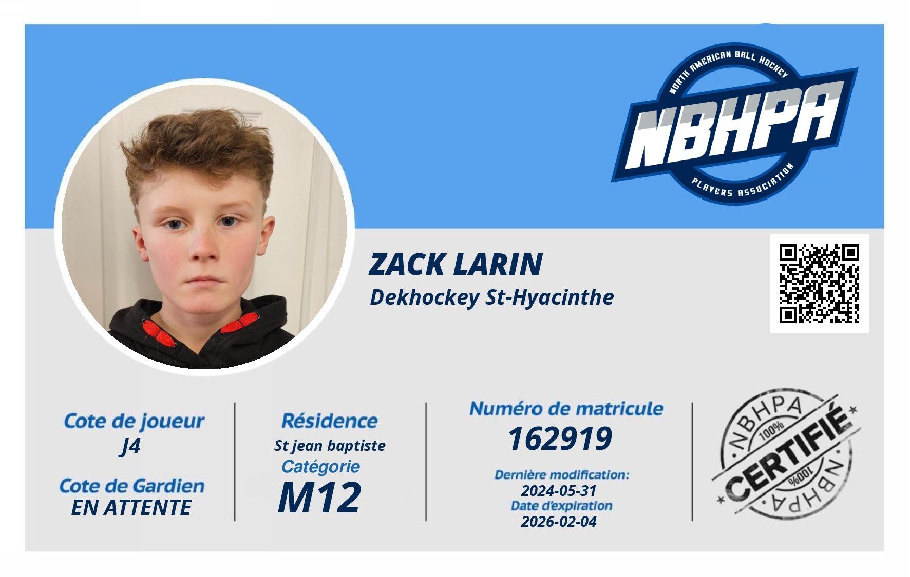 Zack Larin