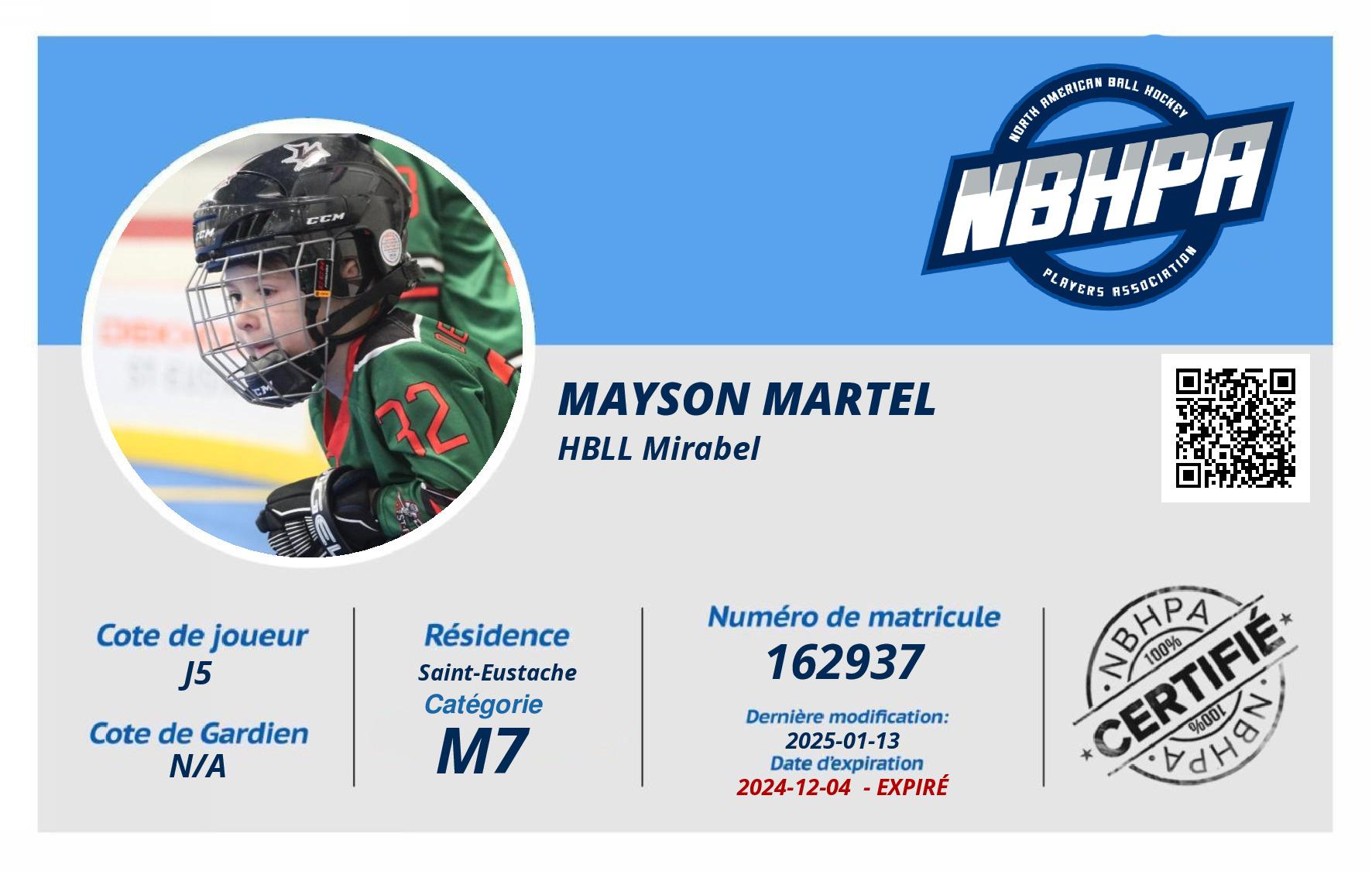 Mayson Martel