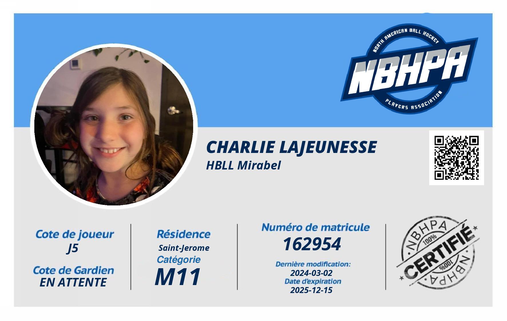 Charlie Lajeunesse