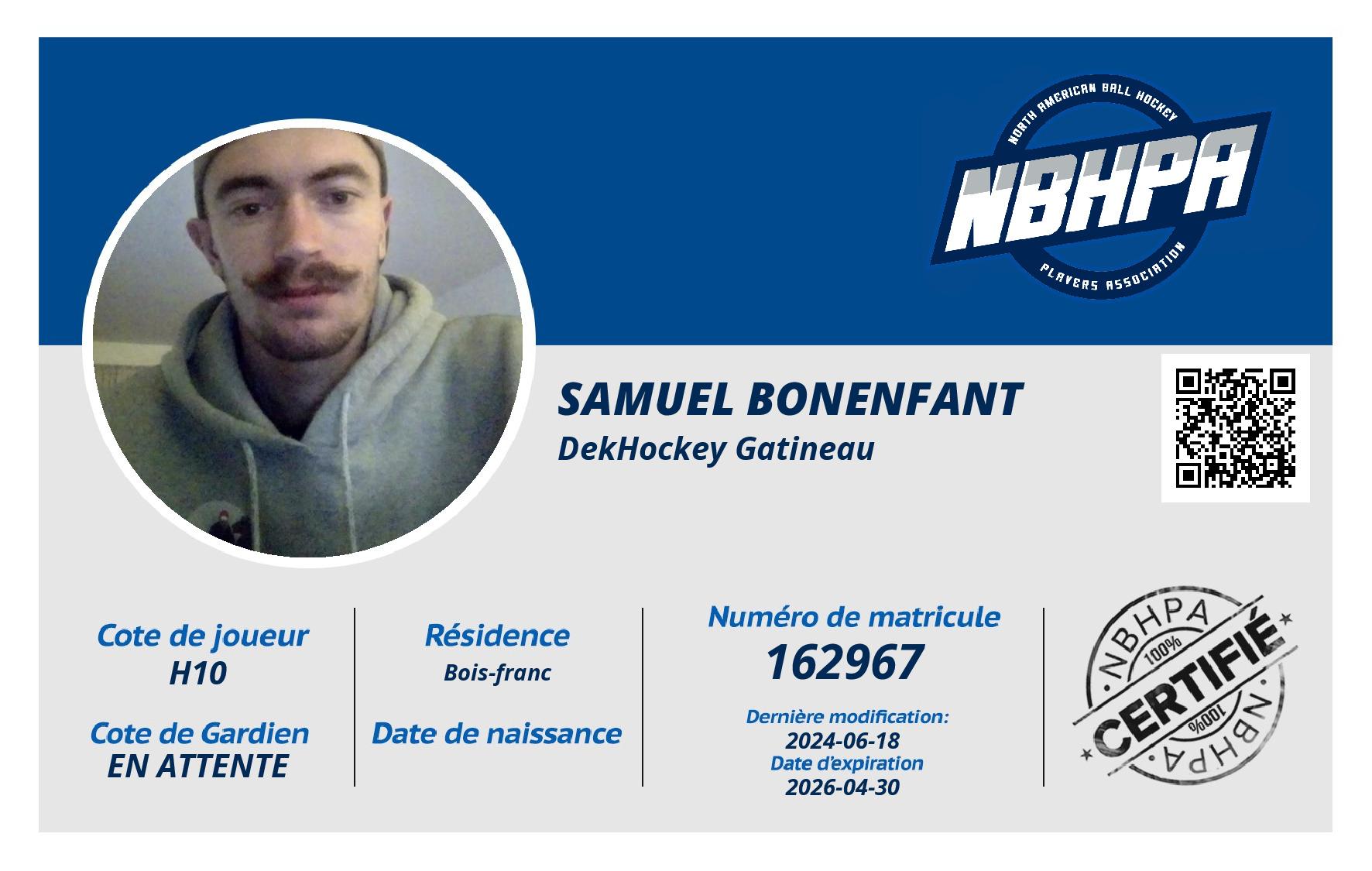 Samuel Bonenfant