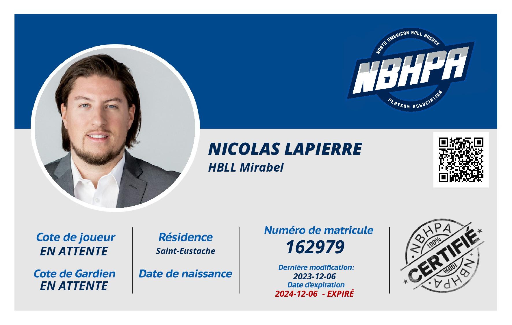 Nicolas Lapierre