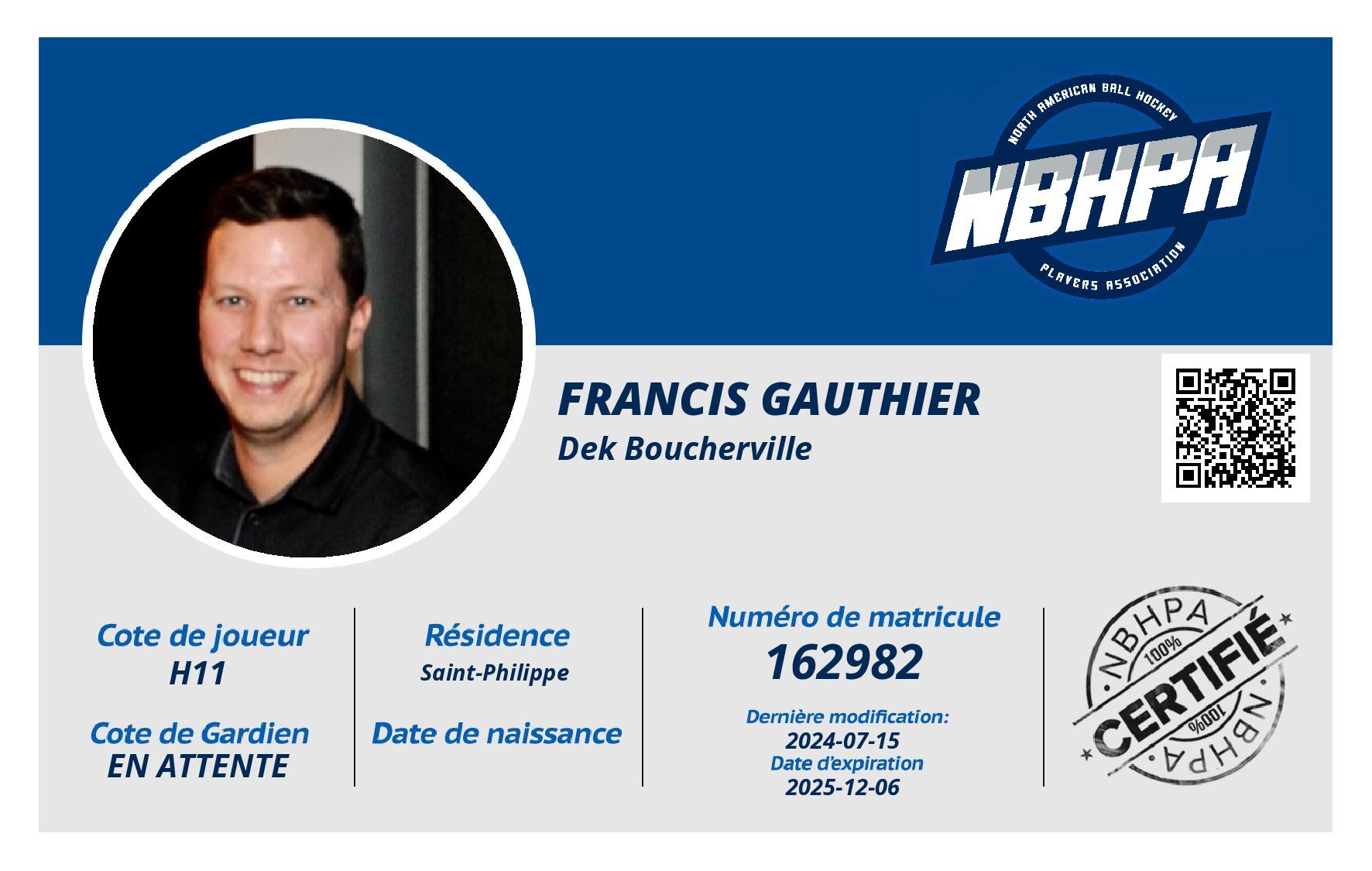 Francis Gauthier