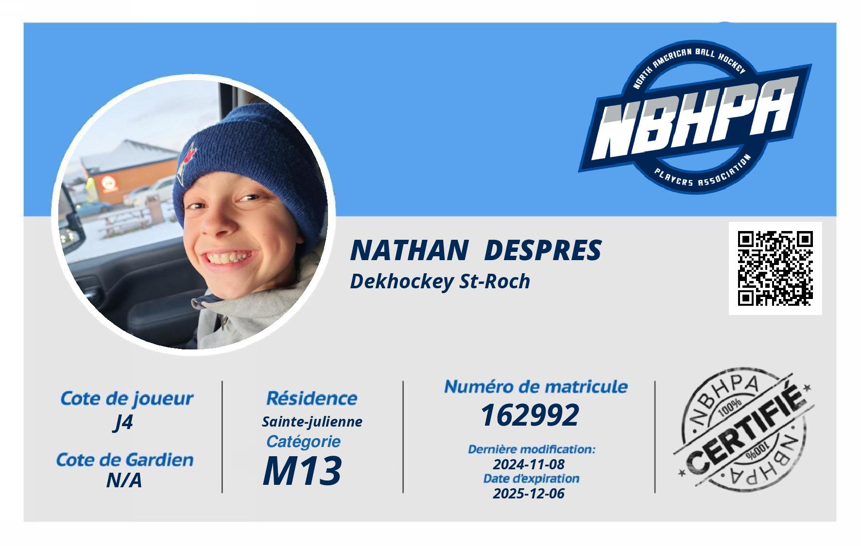 Nathan  Despres 