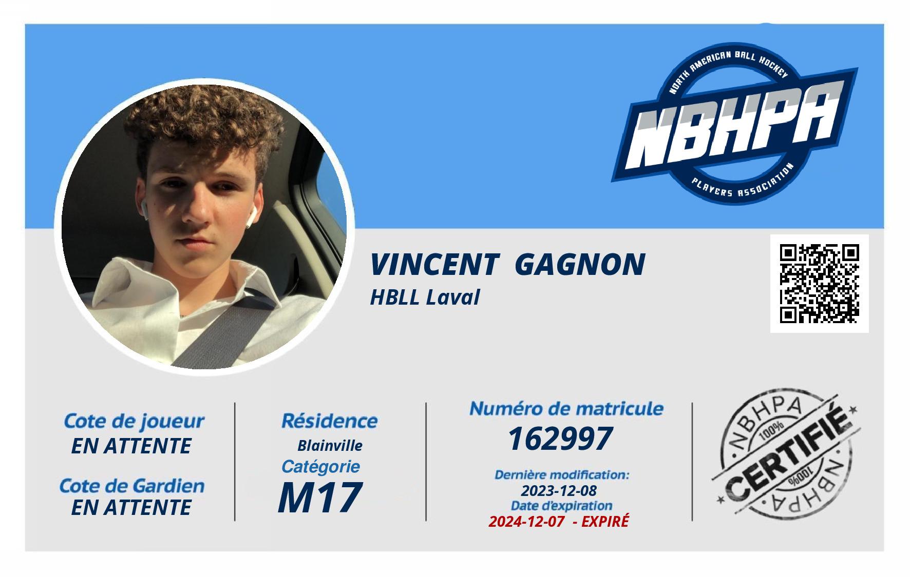 Vincent  Gagnon