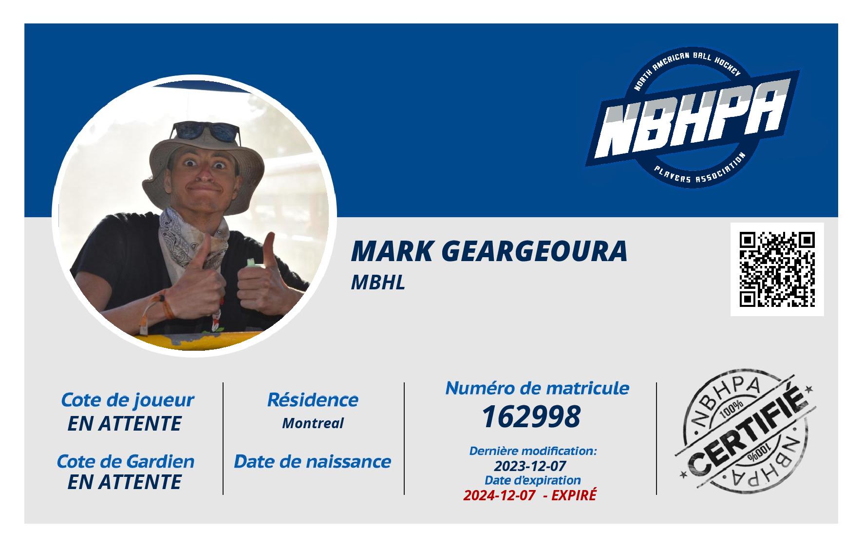 Mark Geargeoura