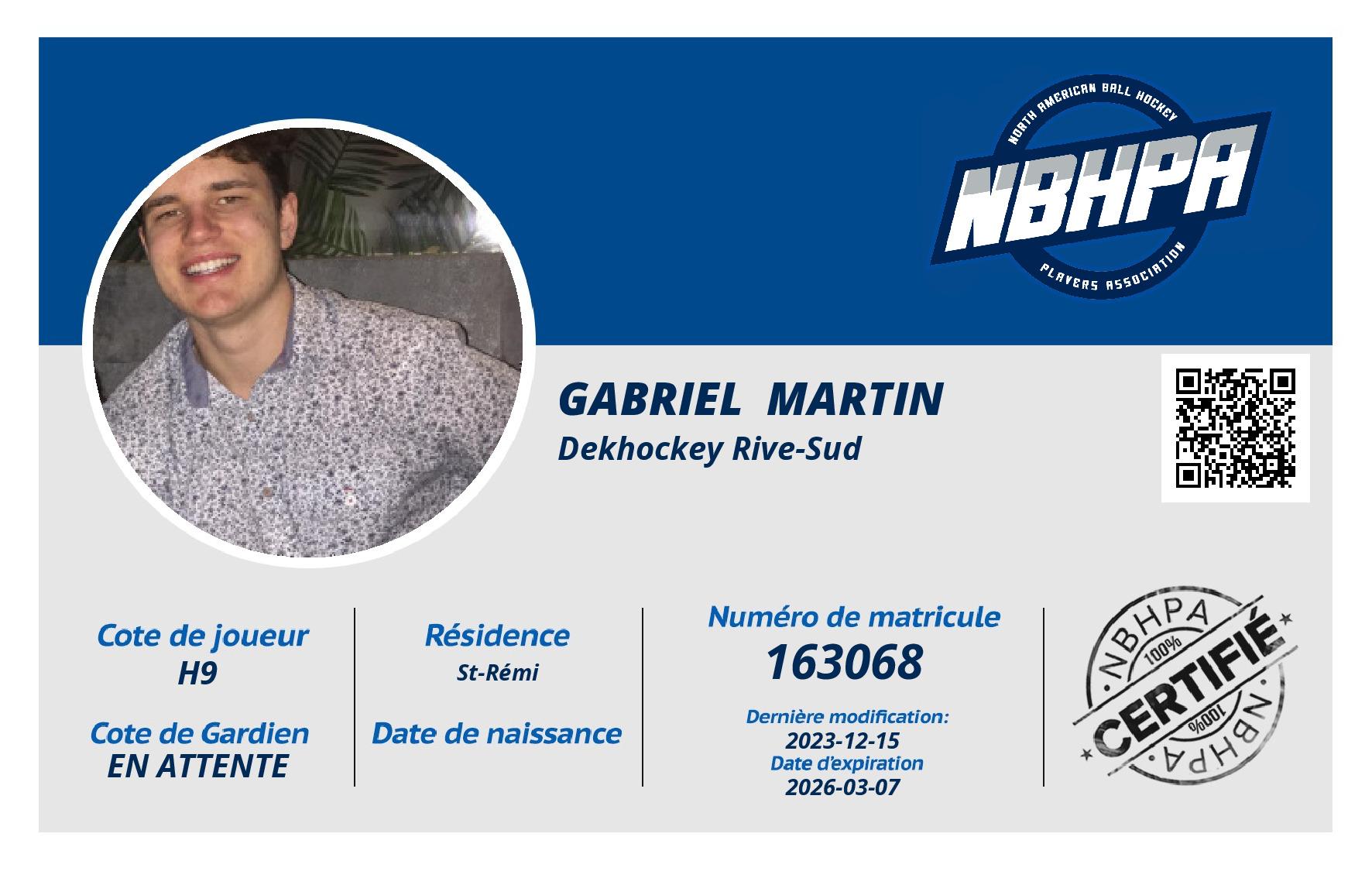 Gabriel  Martin