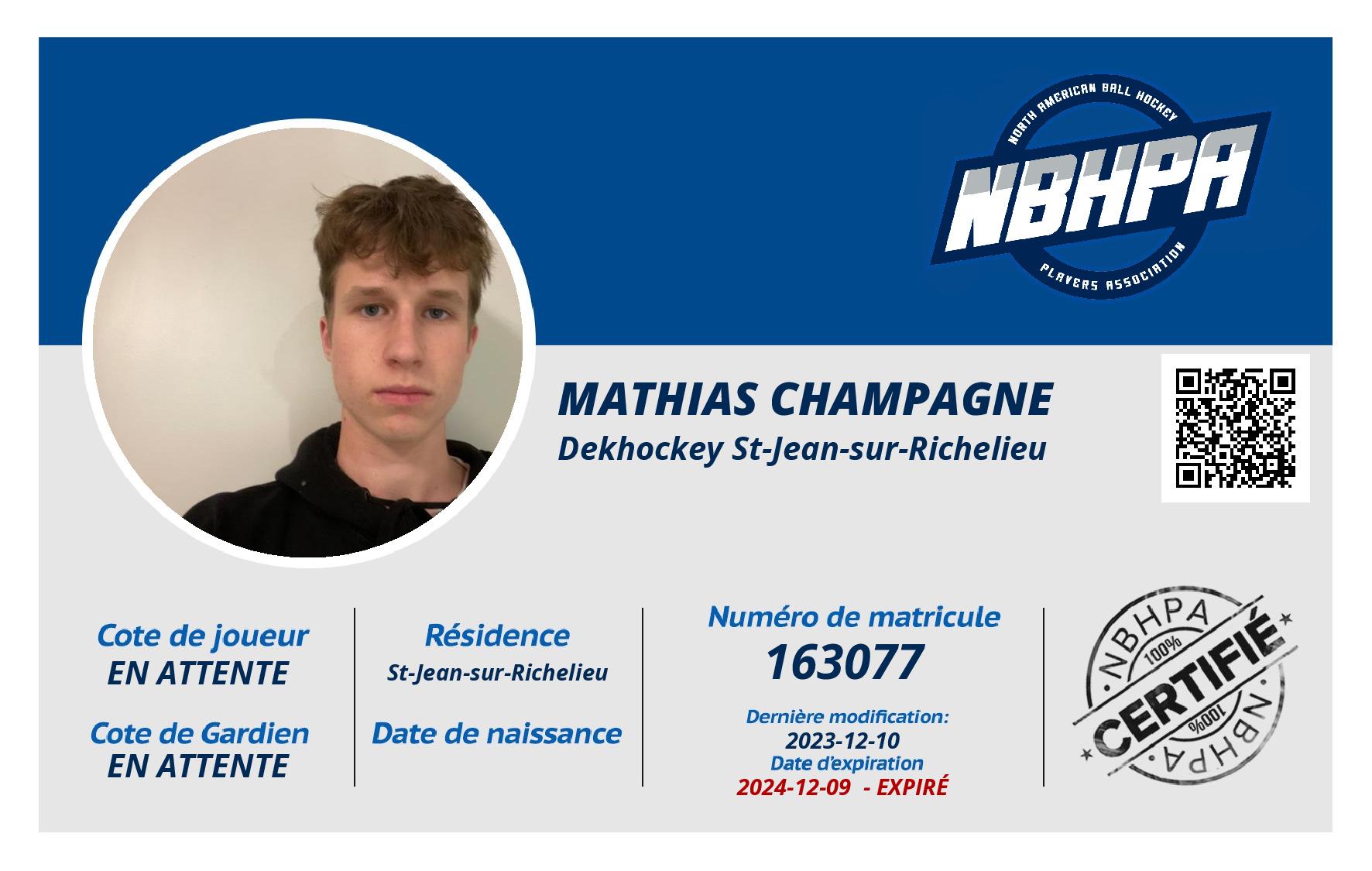 Mathias Champagne