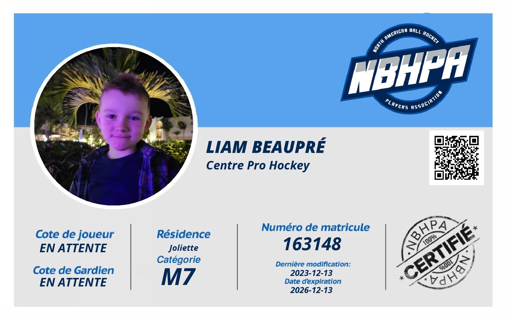 Liam Beaupré 