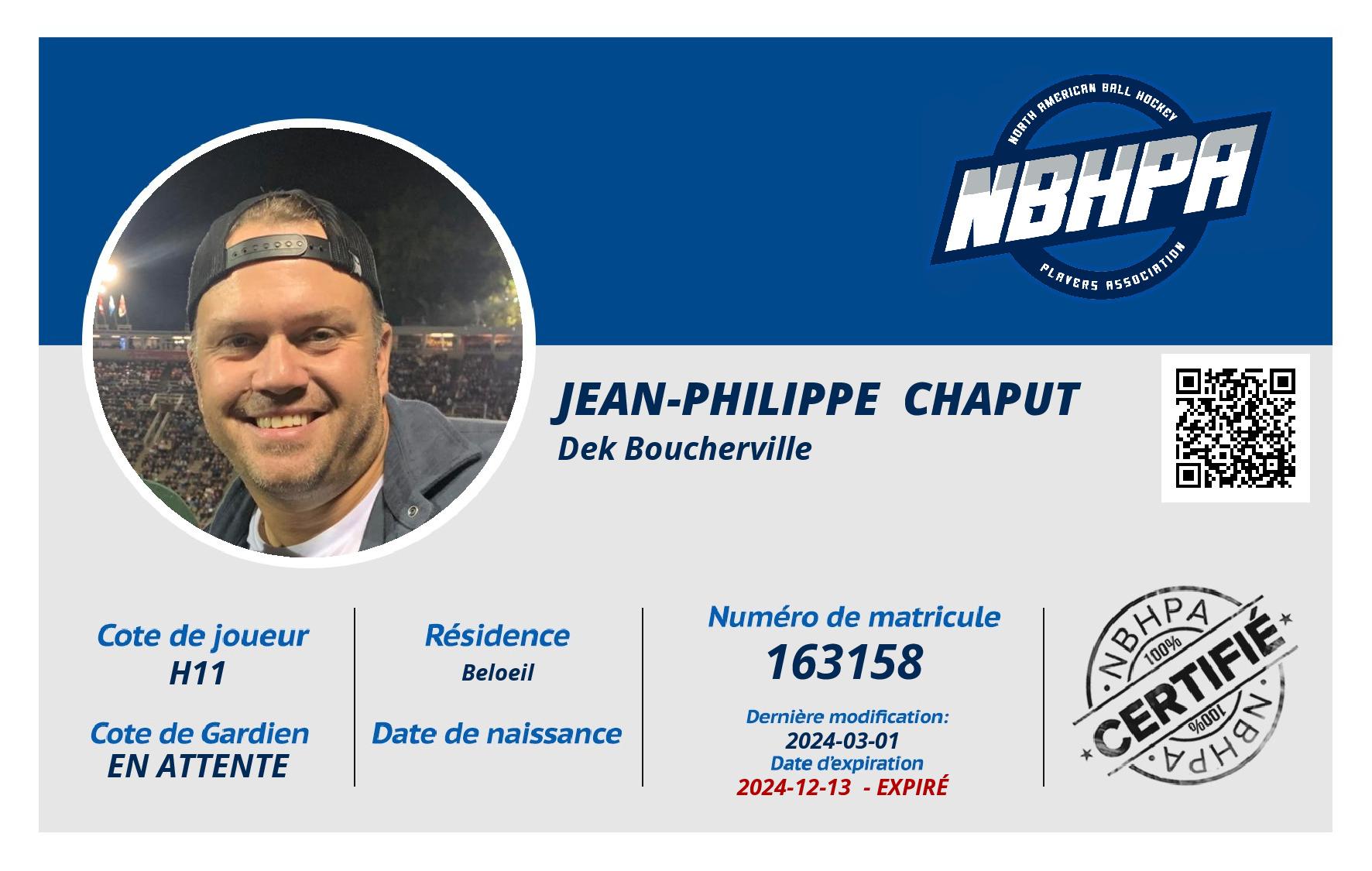 Jean-Philippe  Chaput