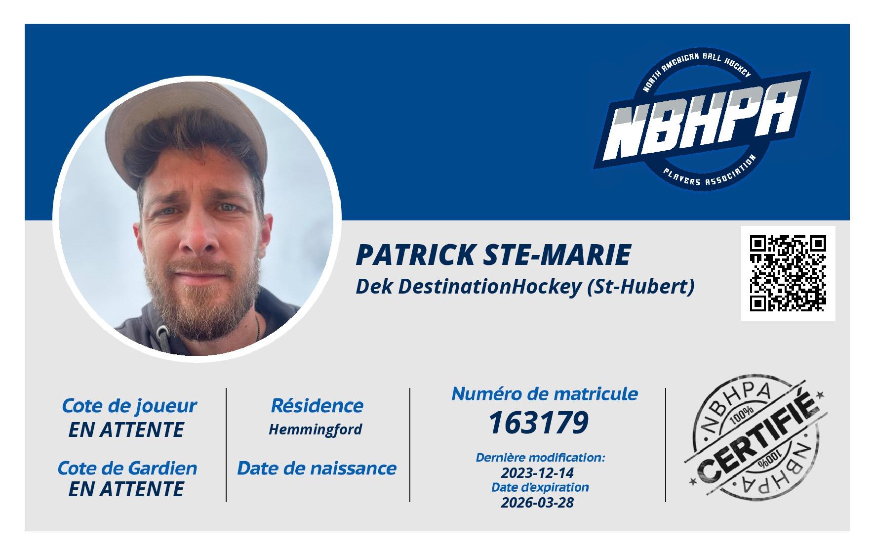 Patrick Ste-Marie
