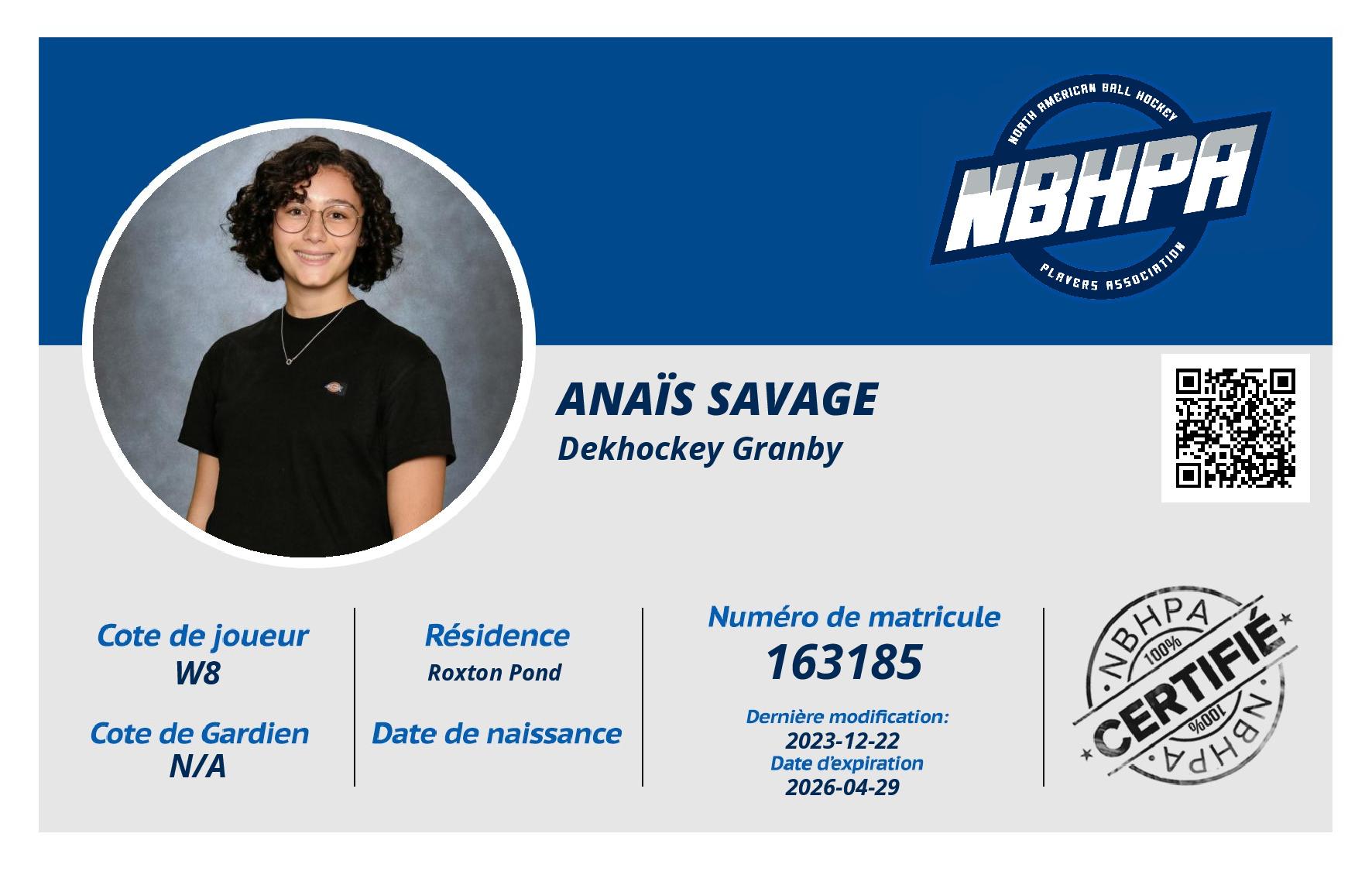 Anaïs Savage