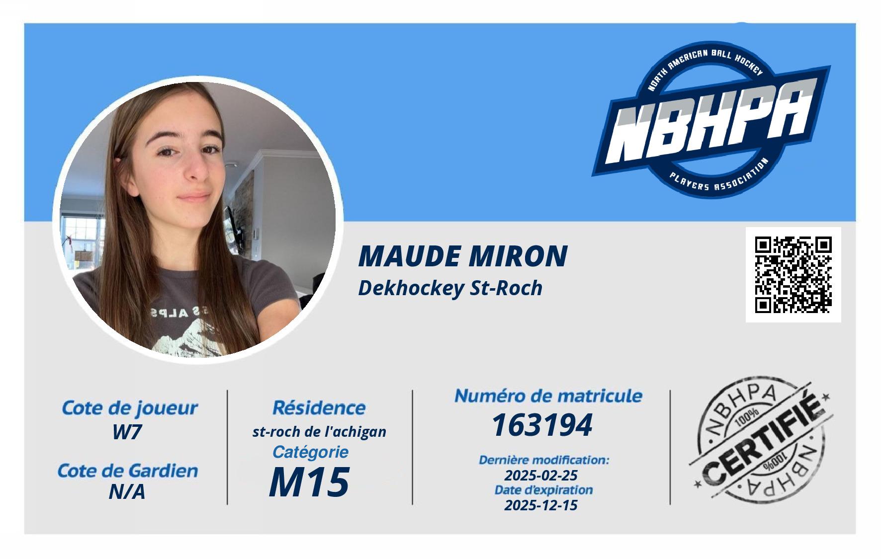 Maude Miron