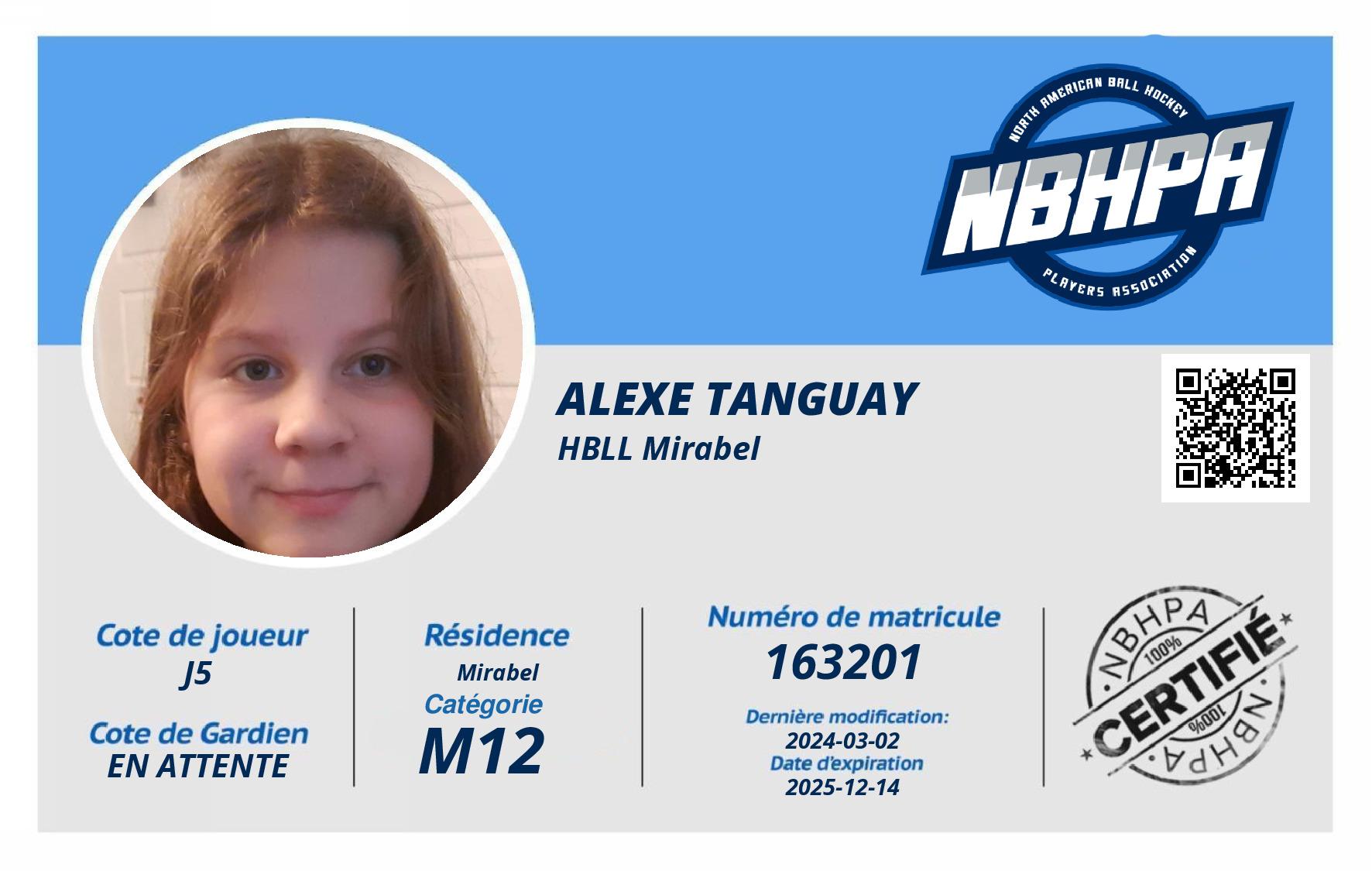 Alexe Tanguay