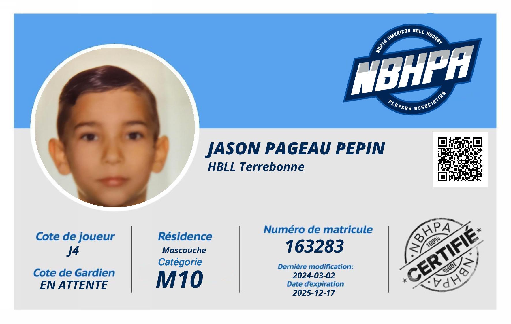 Jason Pageau Pepin 