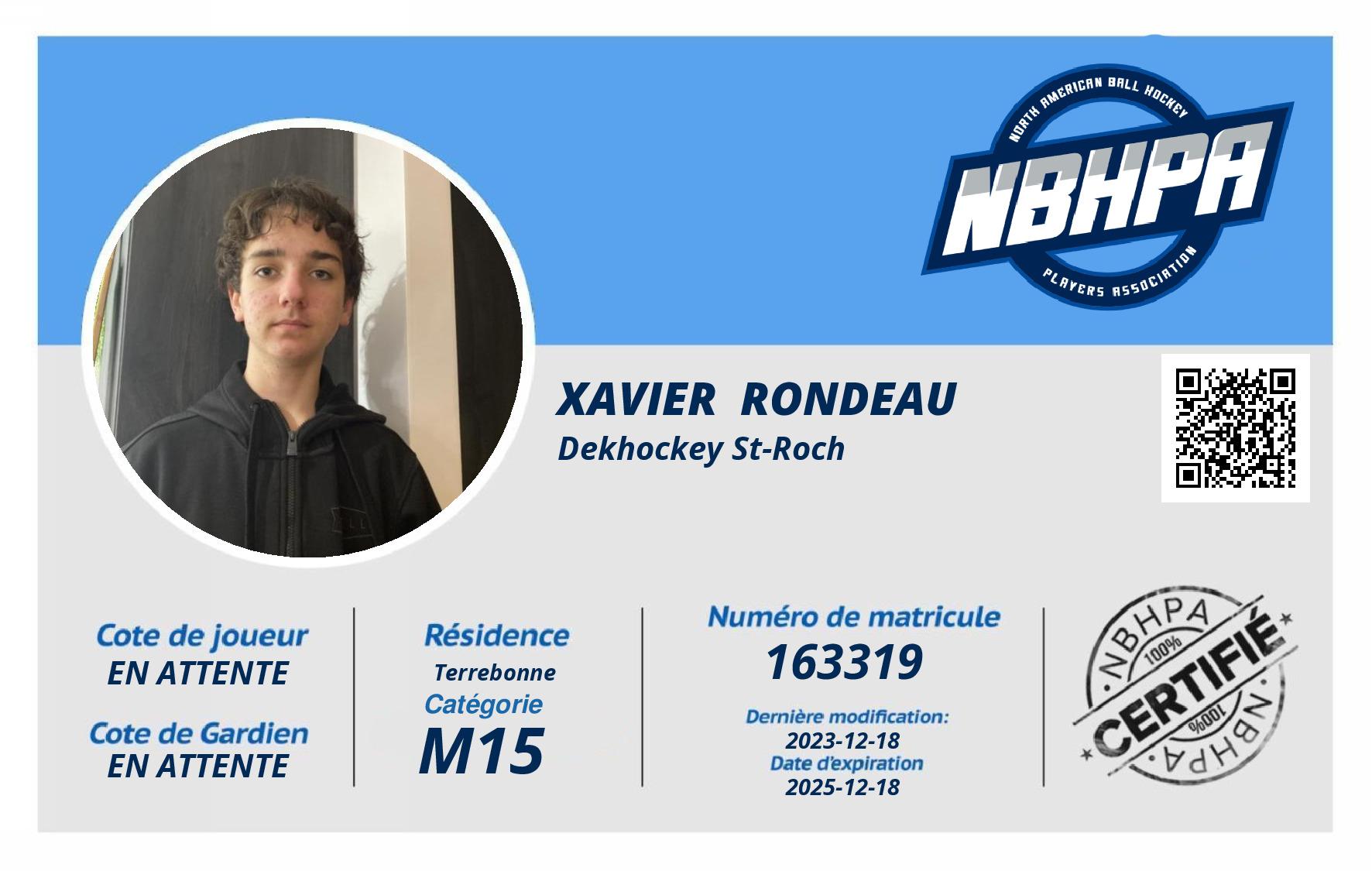 Xavier  Rondeau