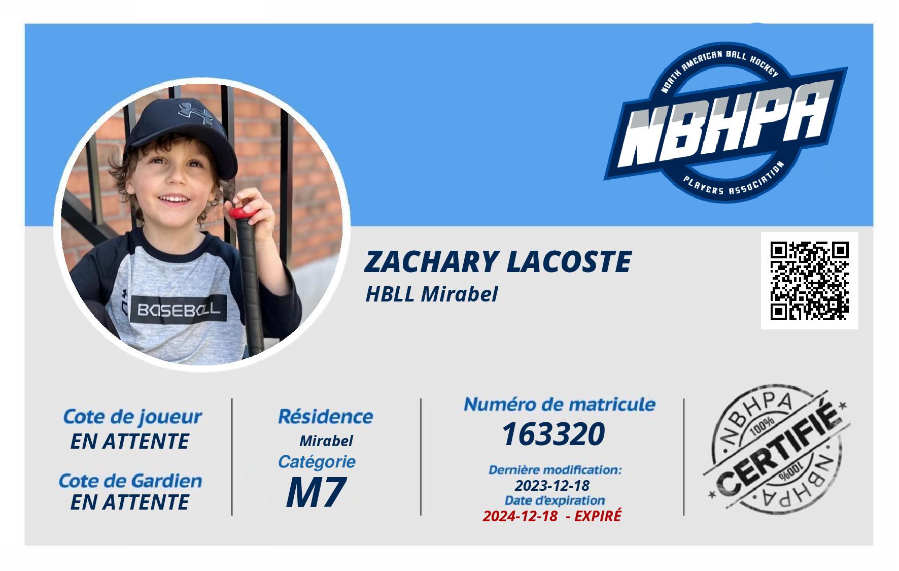 Zachary Lacoste