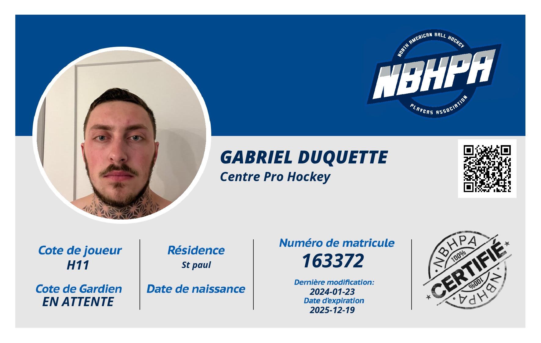 Gabriel Duquette