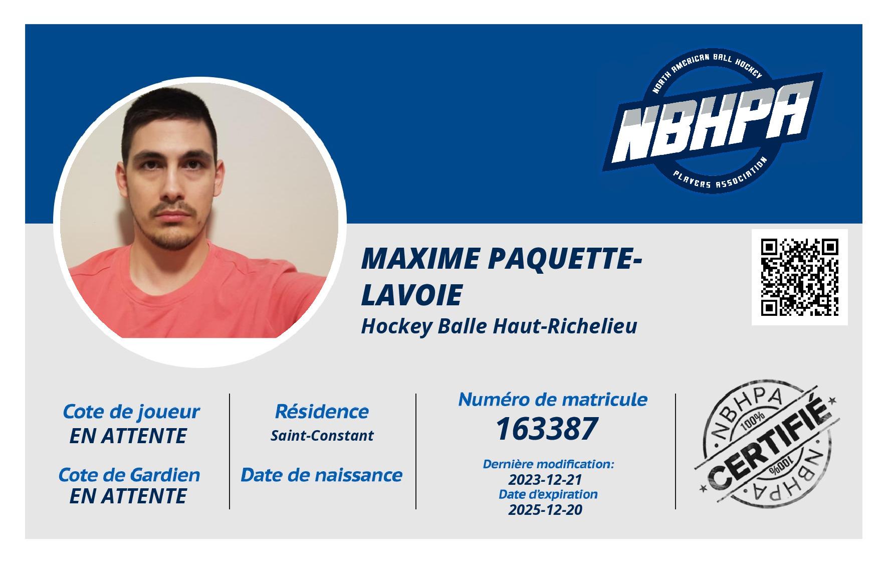 Maxime Paquette-Lavoie