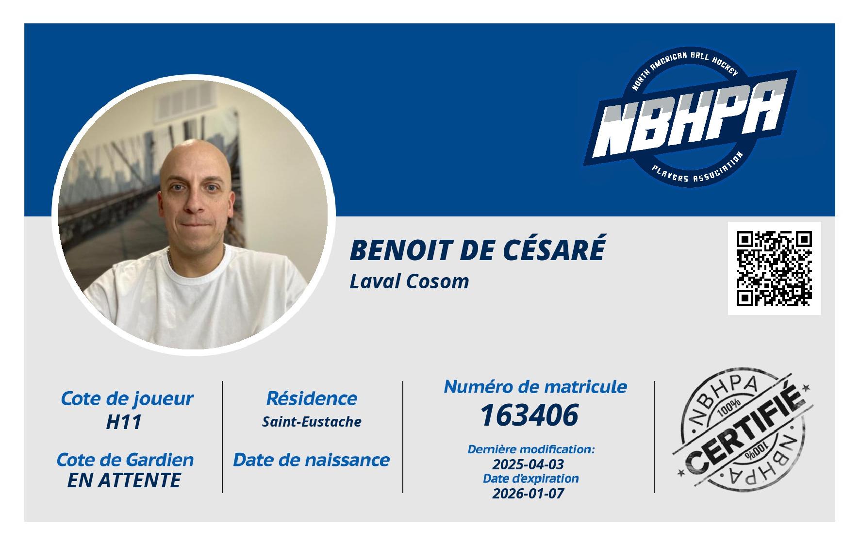 Benoit De Césaré