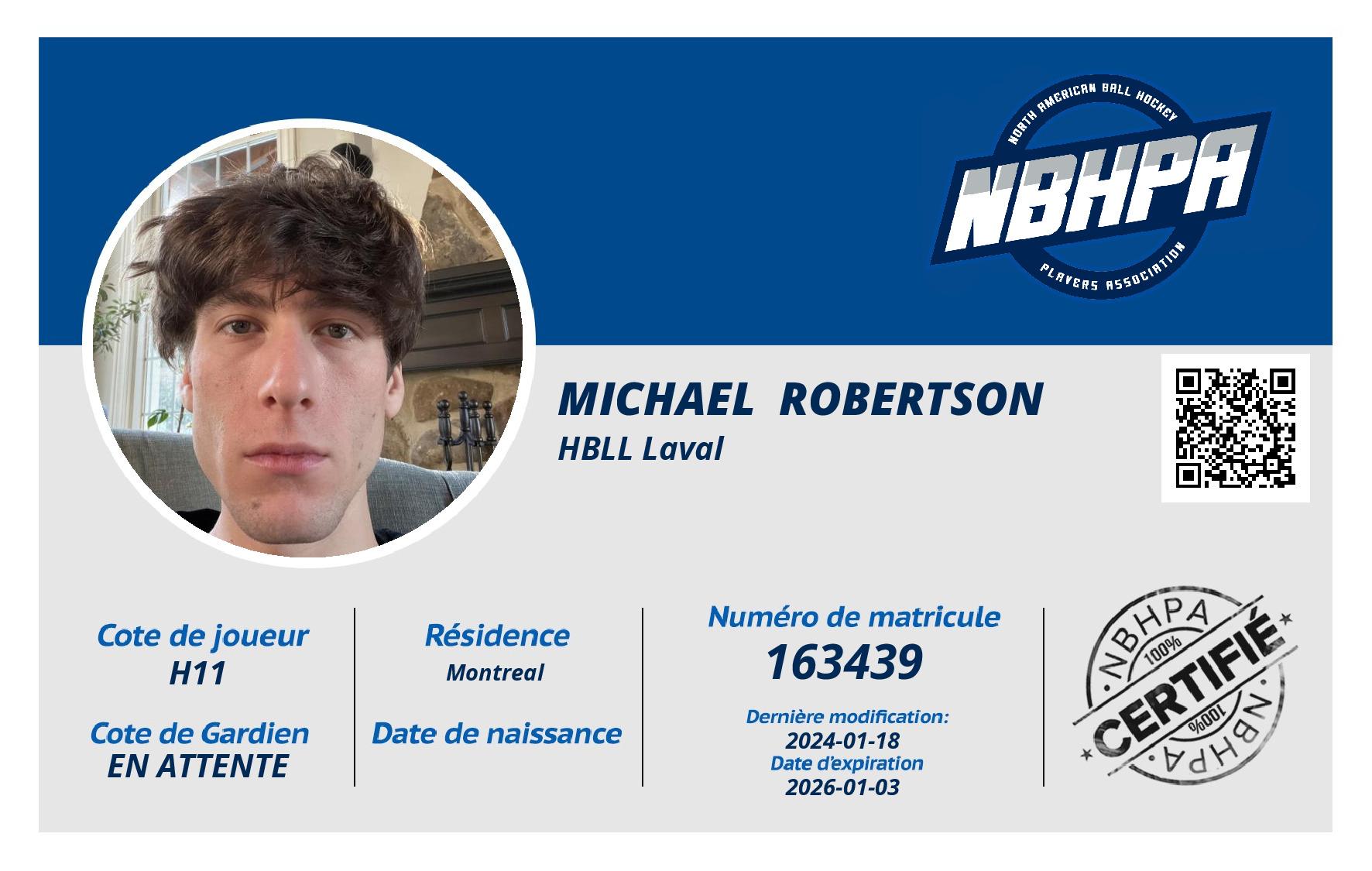 Michael  Robertson