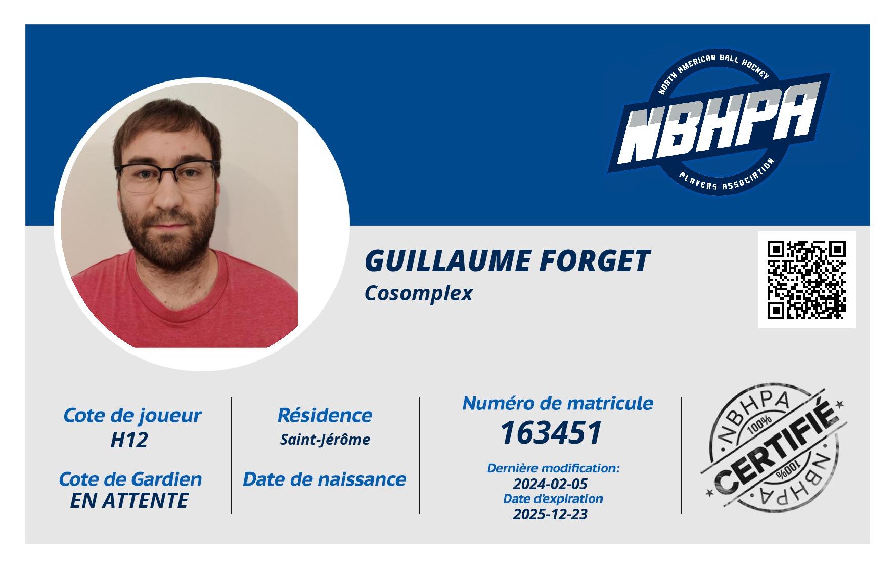 Guillaume Forget