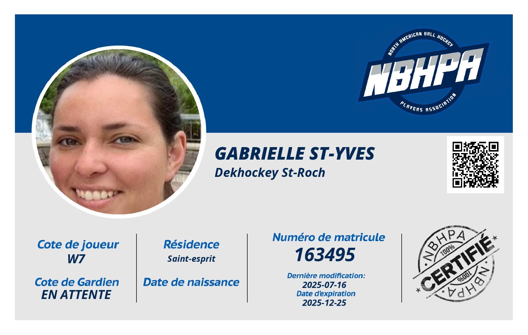 Gabrielle St-Yves