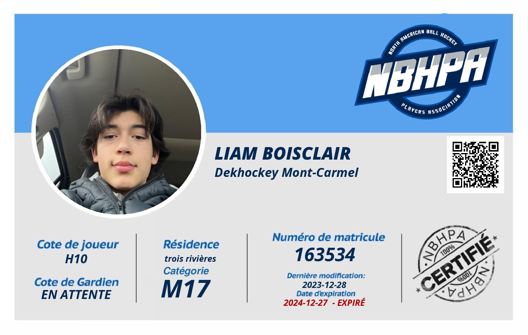 Liam Boisclair