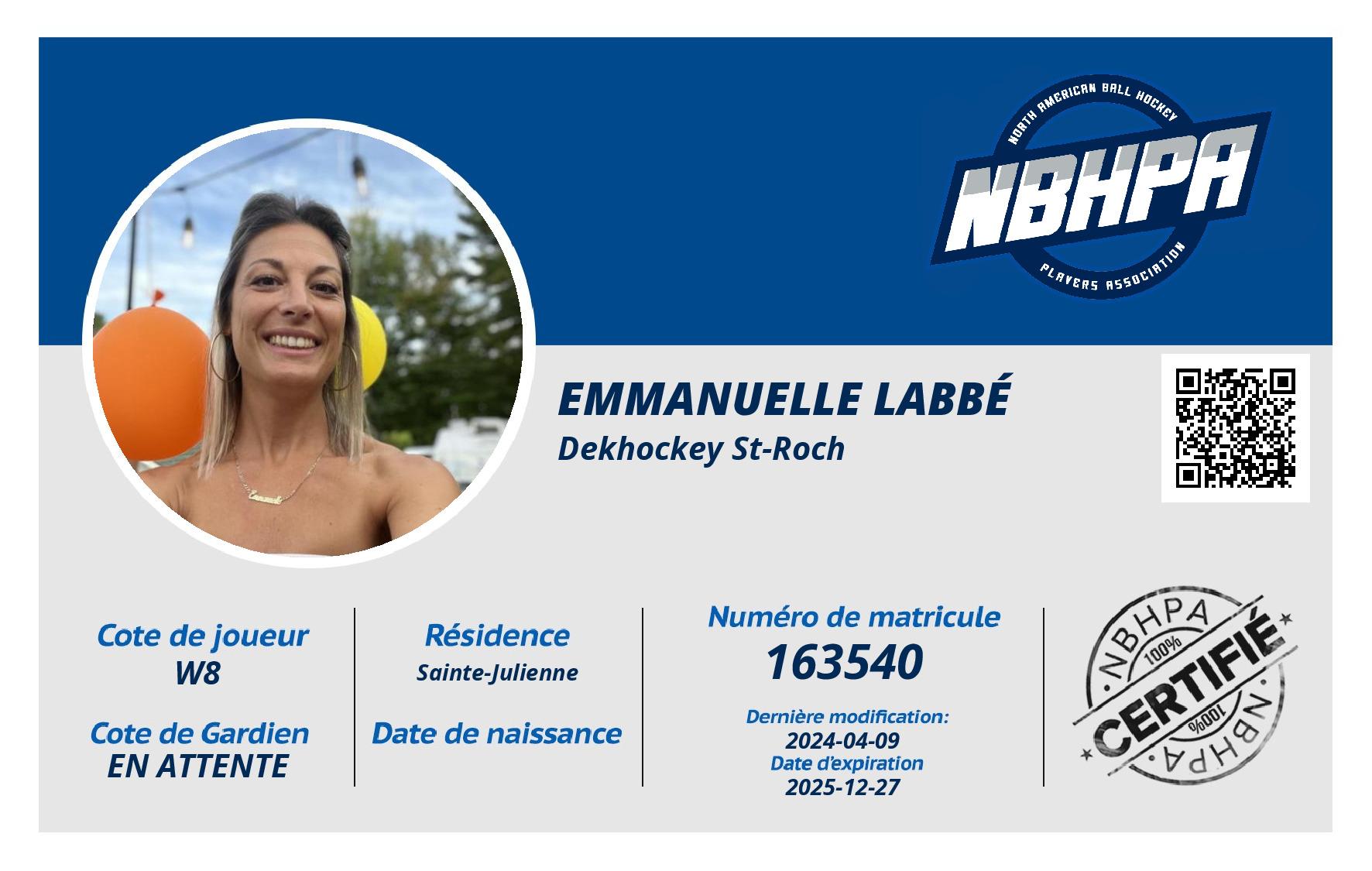 Emmanuelle Labbé 