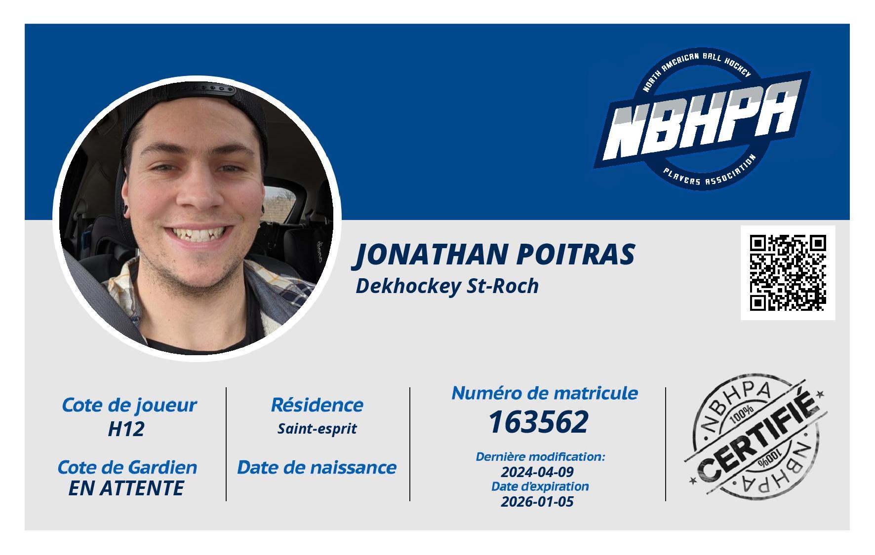Jonathan Poitras