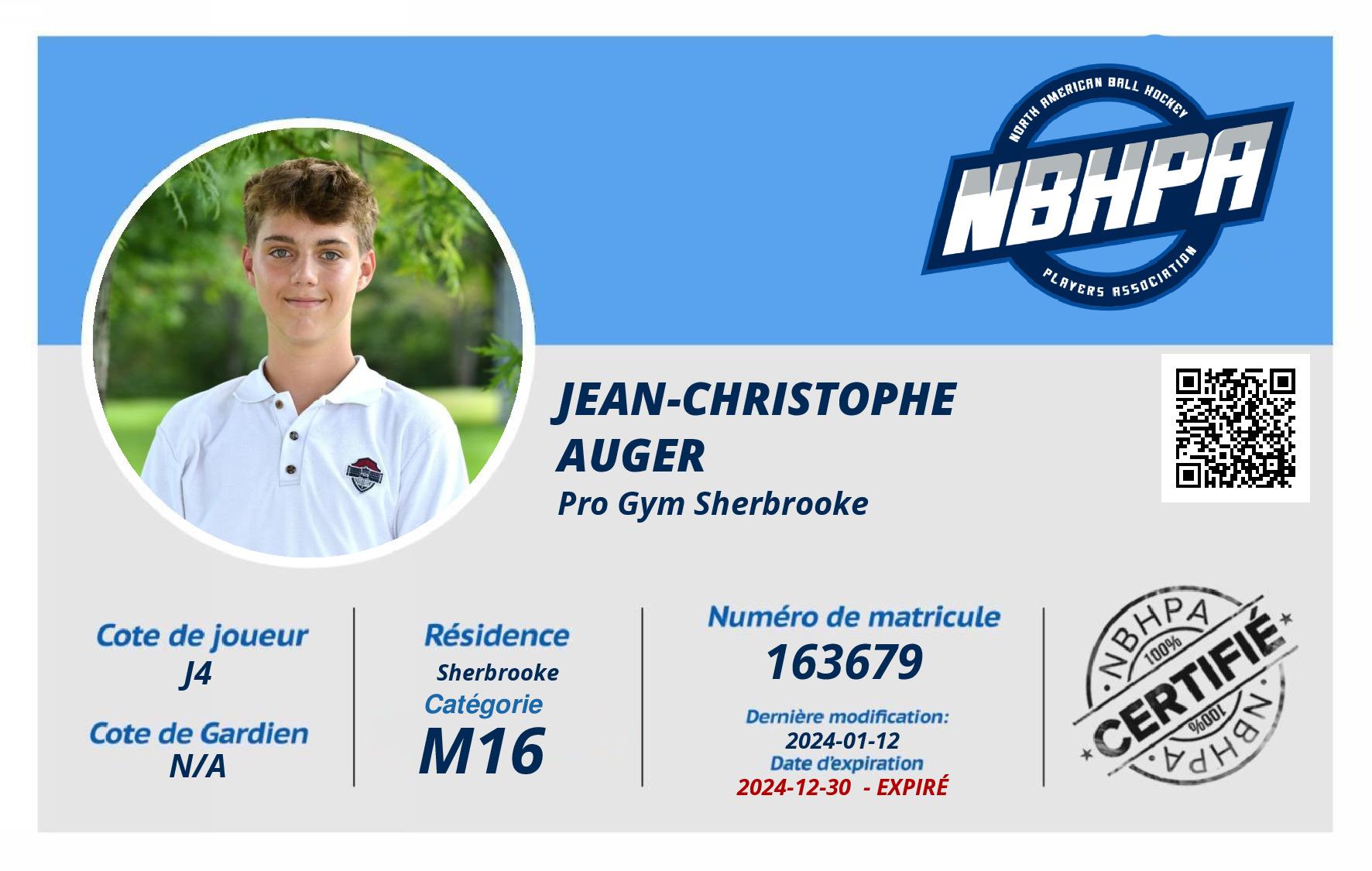 Jean-Christophe Auger
