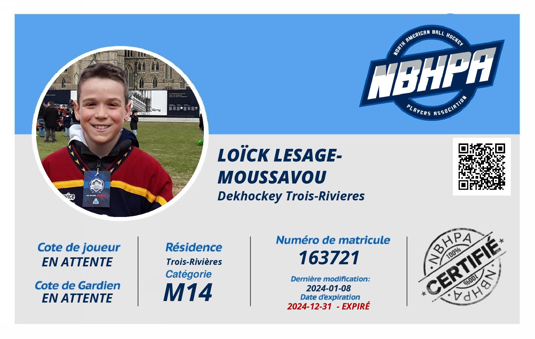 Loïck Lesage-Moussavou