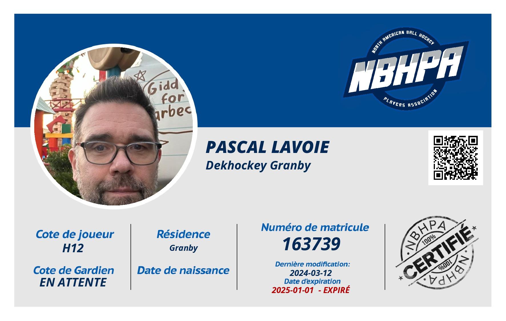 Pascal Lavoie