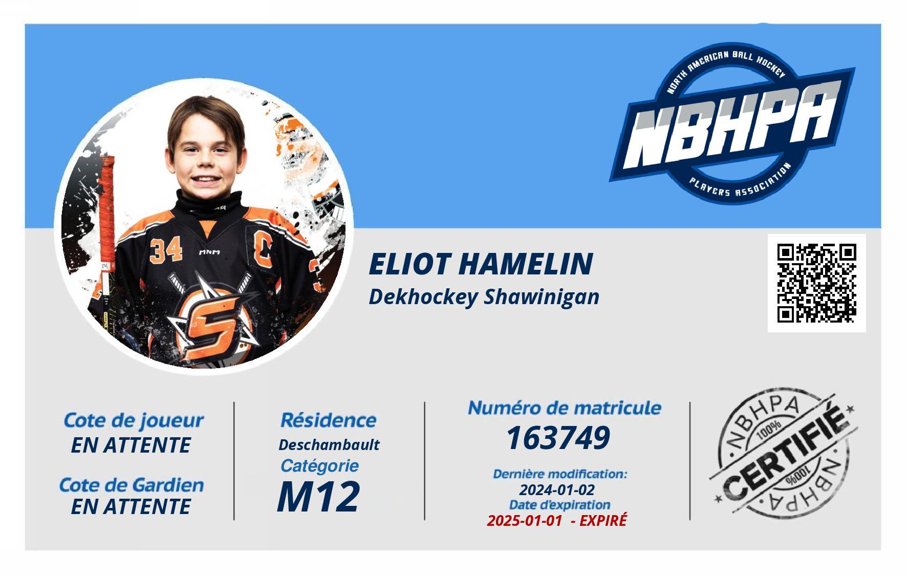 Eliot Hamelin