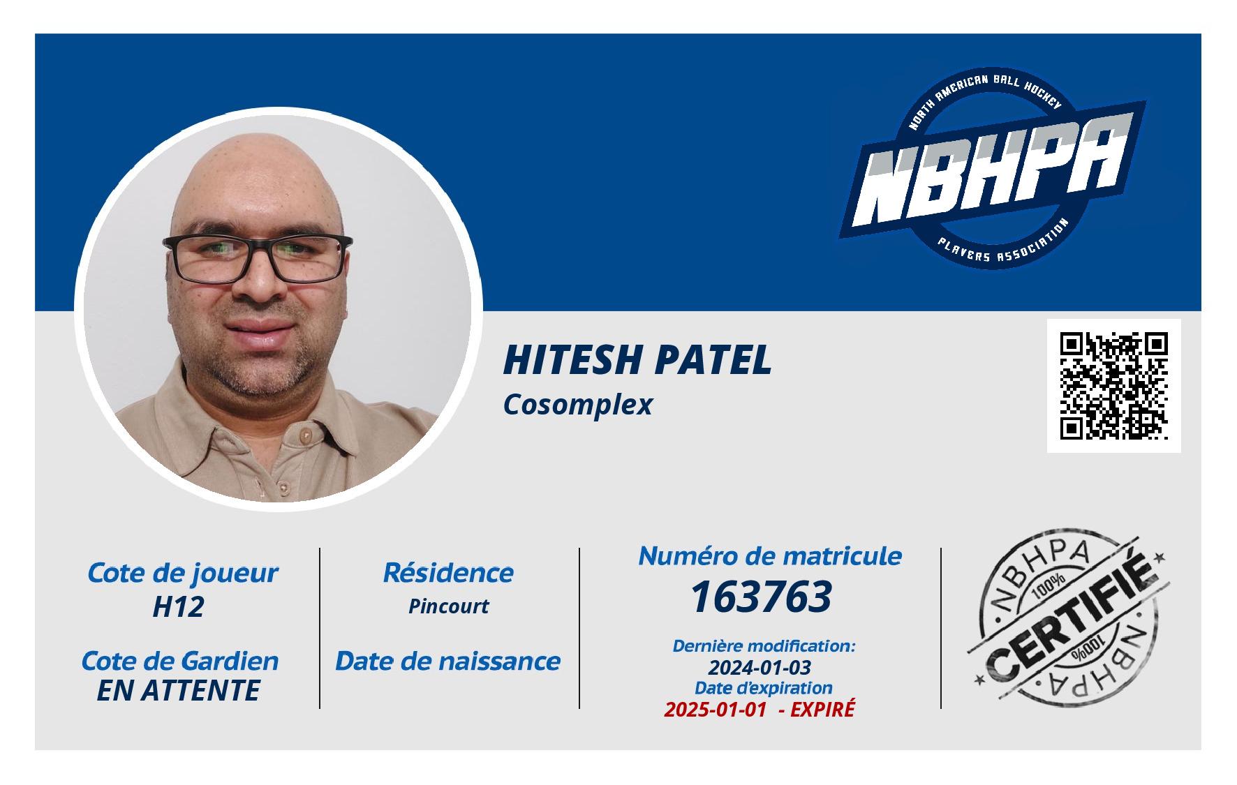 Hitesh Patel