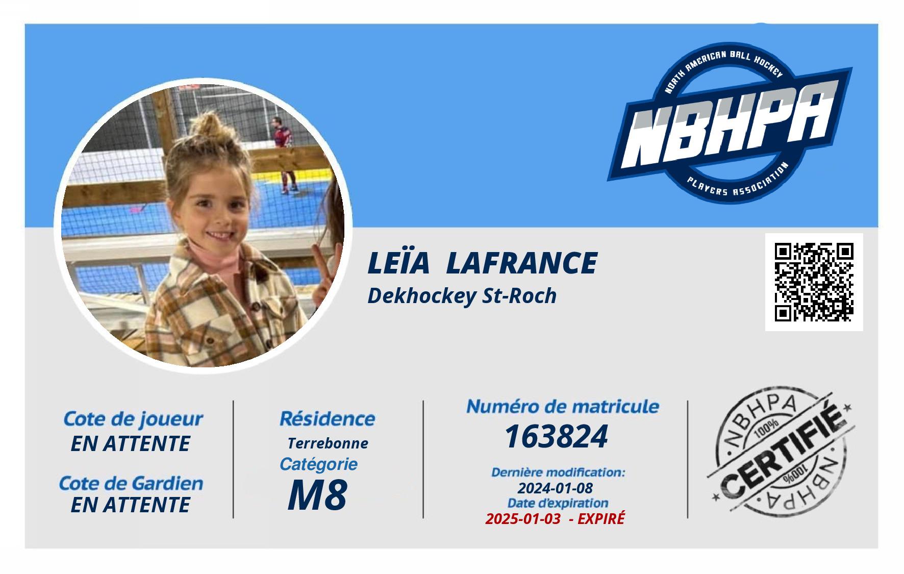 Leïa  Lafrance 