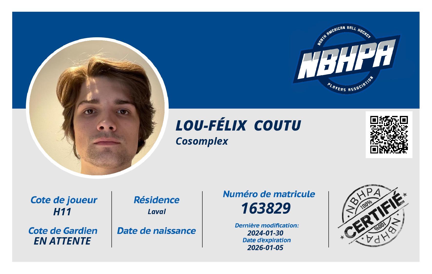 Lou-Félix  Coutu
