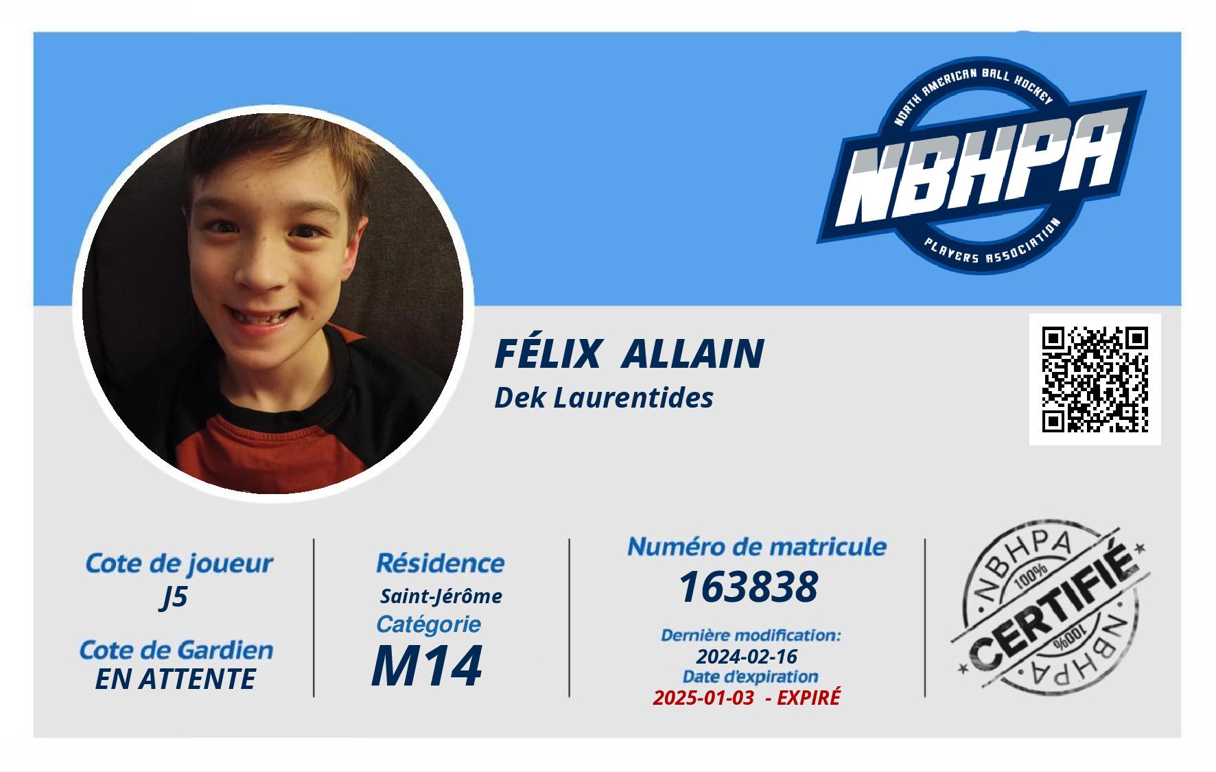 Félix  Allain 