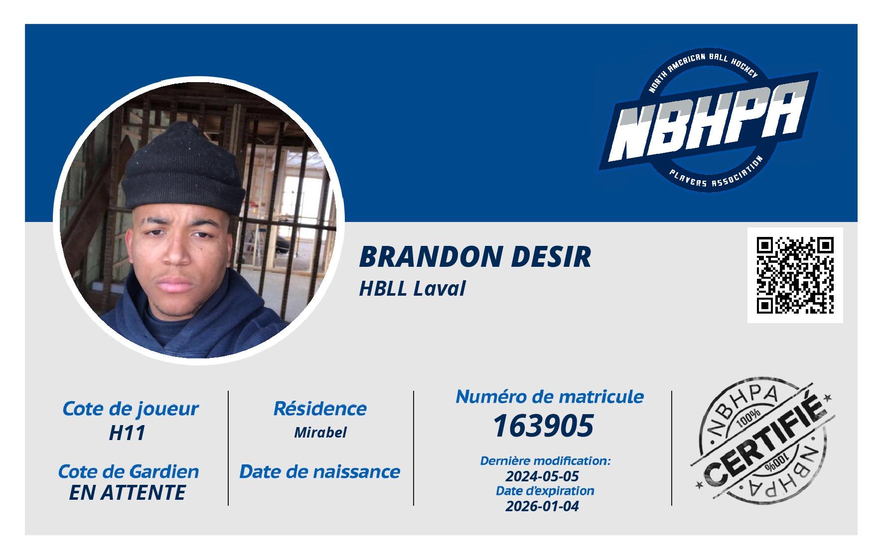 Brandon Desir