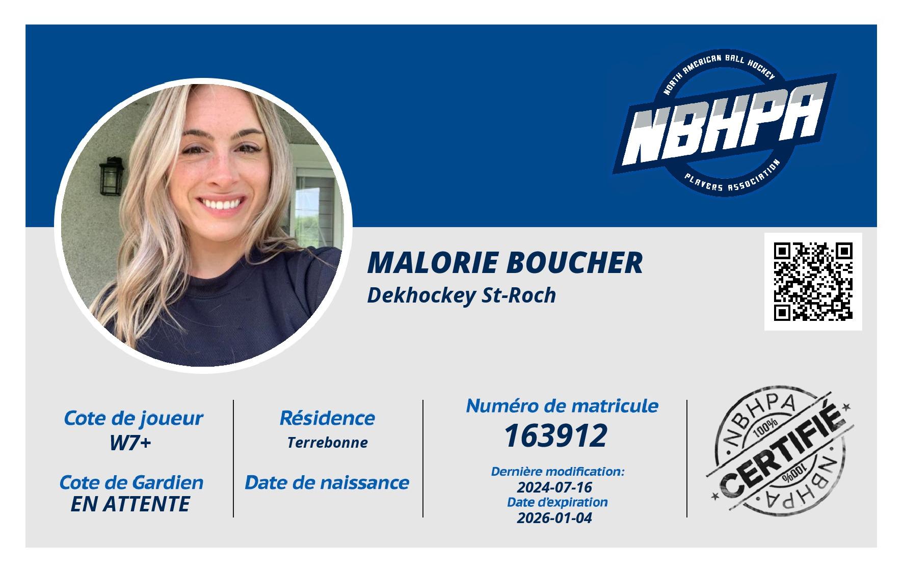Malorie Boucher