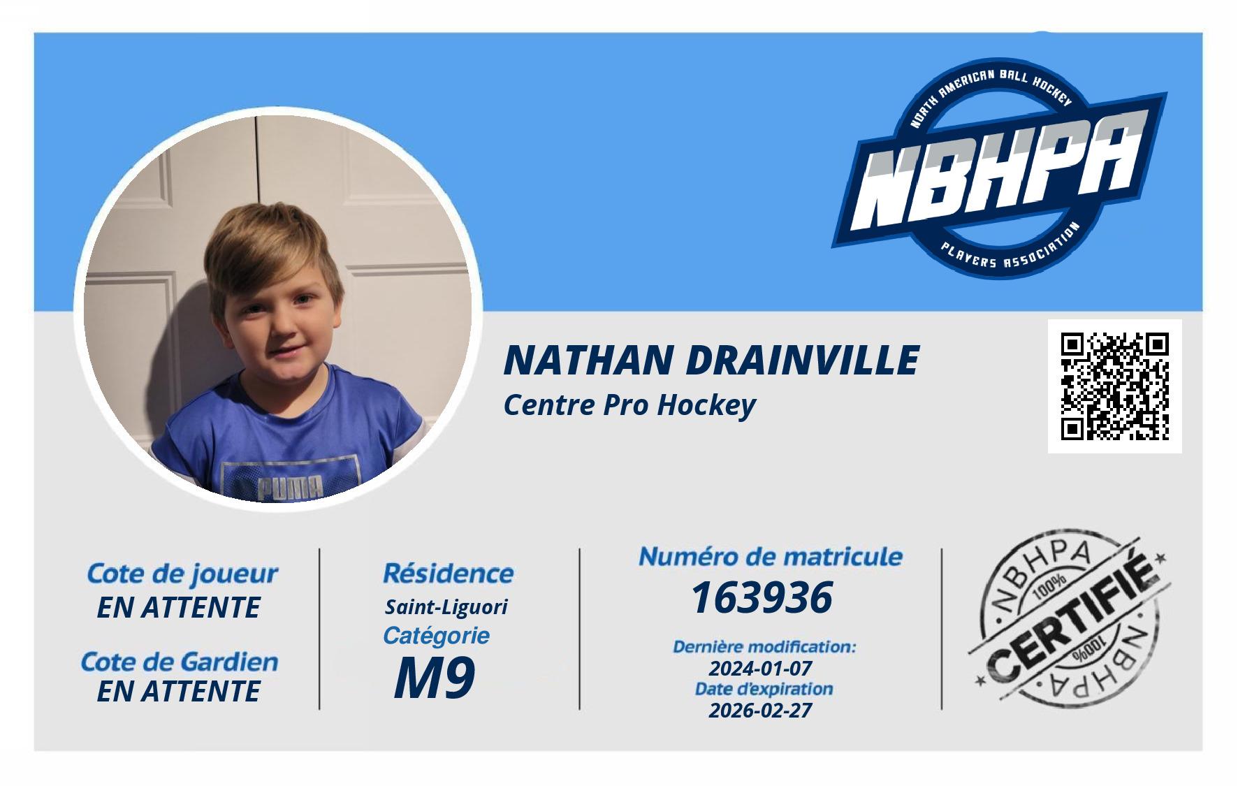 Nathan Drainville 