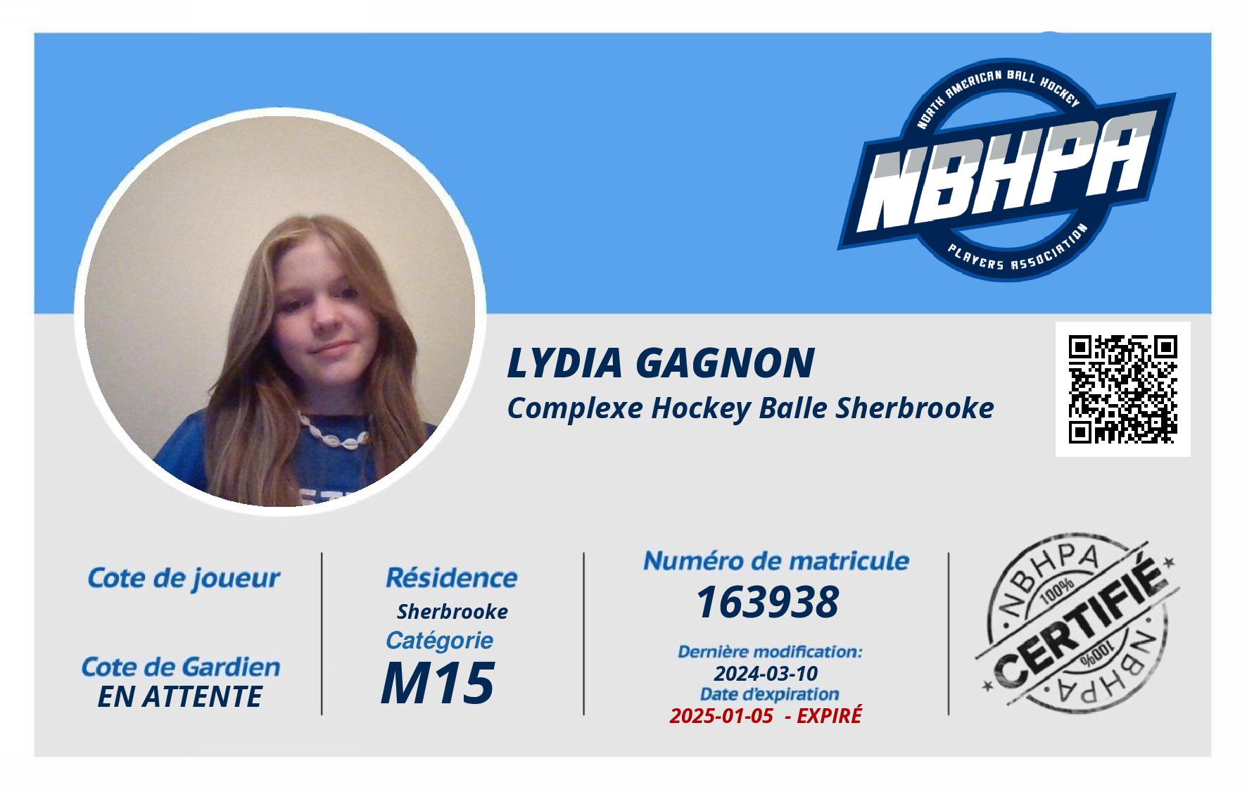 Lydia Gagnon 