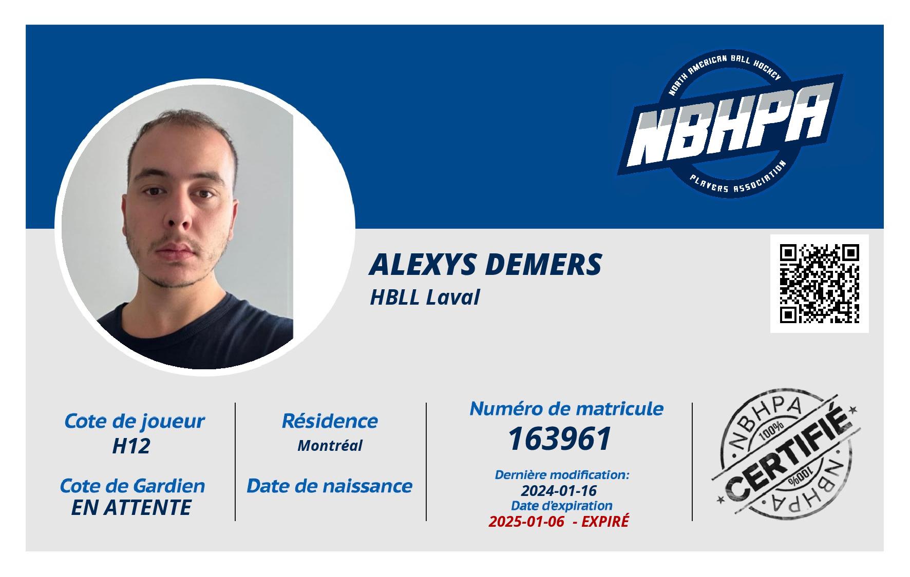 Alexys Demers