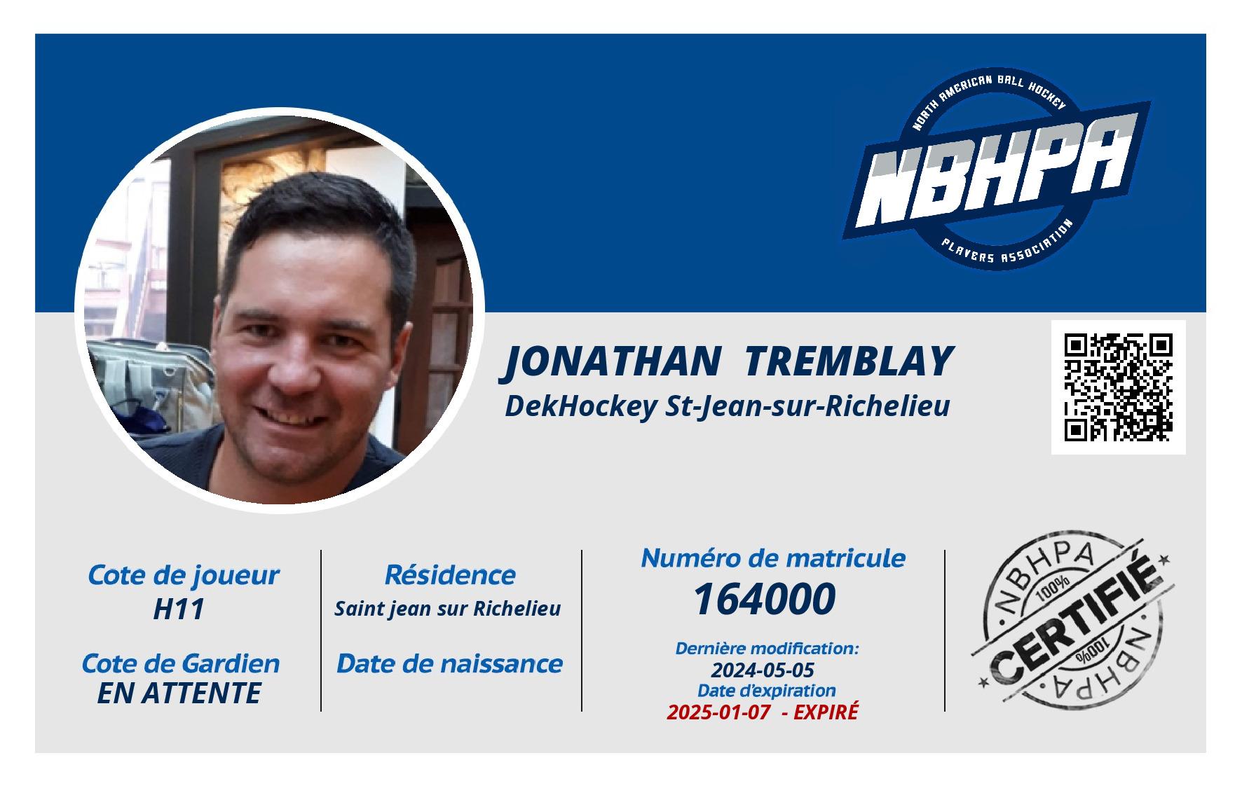 Jonathan  Tremblay